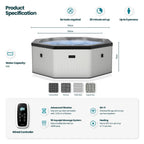 Wave Spa Como Eco Foam 6 Person Hot Tub