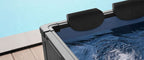 Wave Spa Adriatic 6-Person Square Aluminium Frame Hot Tub