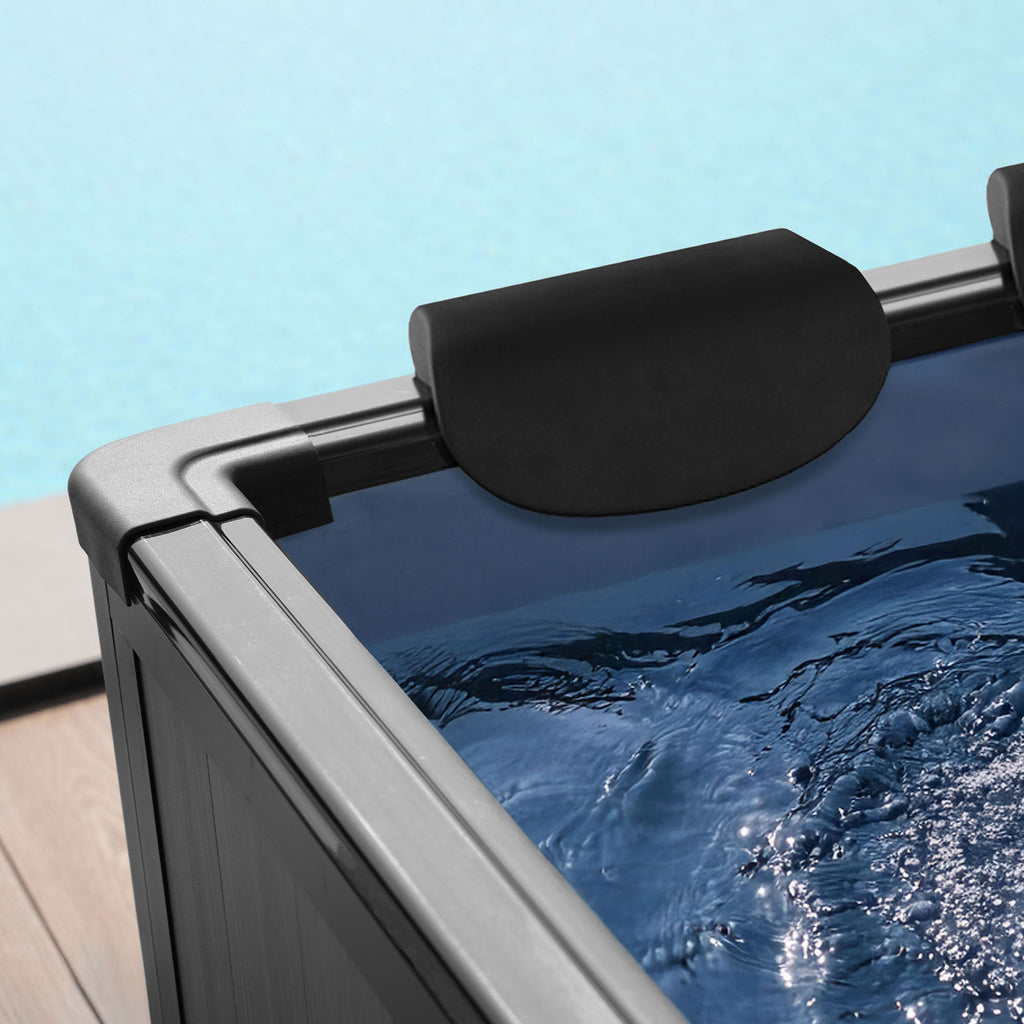Wave Spa Adriatic 6-Person Square Aluminium Frame Hot Tub