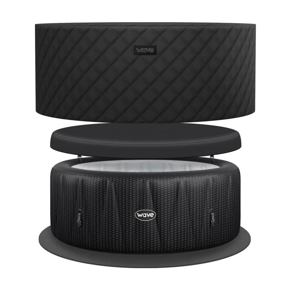 Inflatable Hot Tub with Integrated Heater - WaveSpa Atlantic