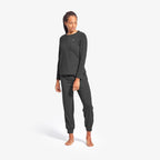 KYMIRA Women's Infrared Recovery Sleepwear Crew Neck Top