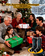 ALLJOY Leg Massager with Heat & Compression, 4 Modes, FSA Eligible