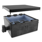 Wave Spa Adriatic 6-Person Square Aluminium Frame Hot Tub