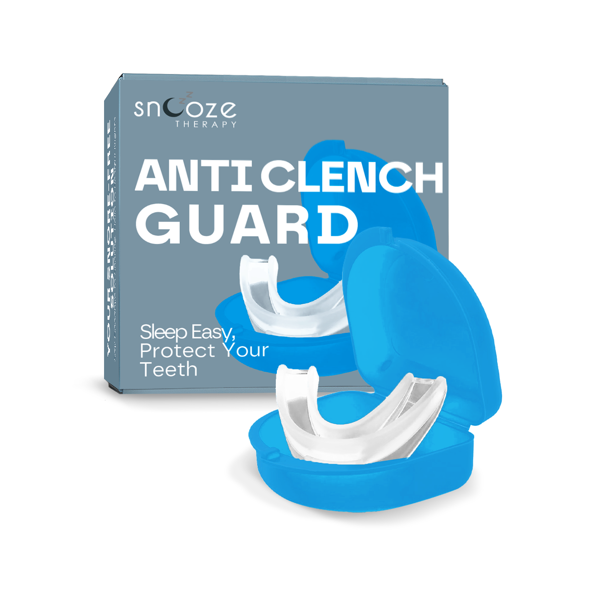 Snooze Therapy Stop Clenching Mouth Guard for Teeth Grinding & Jaw Relief