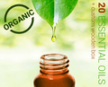 Aromatherapy Kit with 20 Organic Essential Oils | Aromantic
