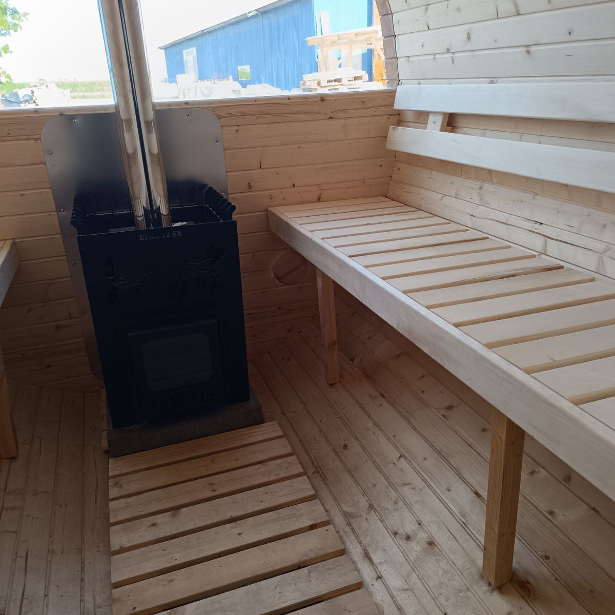 Steam & Oak Barrel Sauna 3m Canopy + Anteroom (Electric, Gas or Wood-Fired)_12