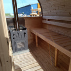 Steam & Oak Barrel Sauna 3m Canopy + Anteroom (Electric, Gas or Wood-Fired)_13