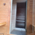 Steam & Oak Cube Sauna 3.4m Premium L-Bench (Electric, Gas or Wood-Fired)_8