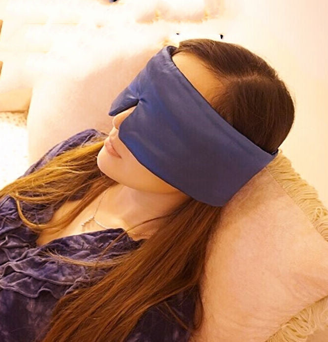 Somnus Silk Eye Mask Thickened Luxurious Soft Sleep for Relaxation & Light Blocking
