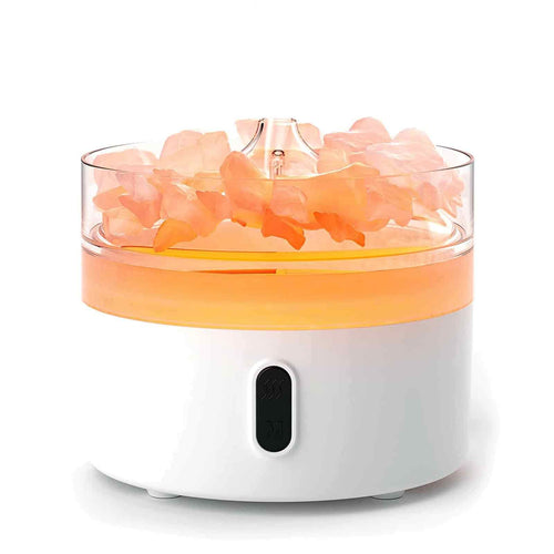 Himalayan Salt  Aroma Diffuser   Night Light   USB C   Flame Effect ( salt included)