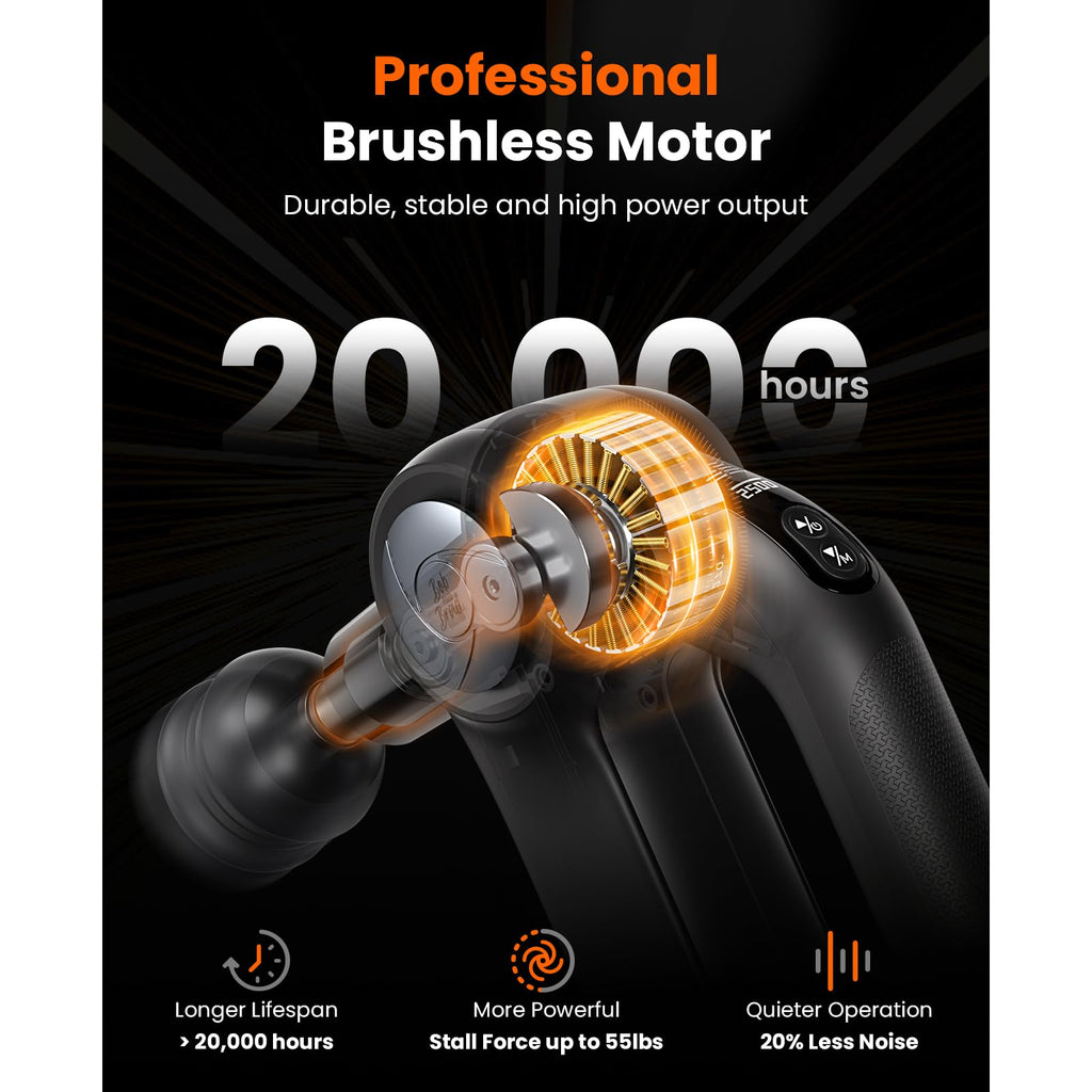 Bob and Brad D5 Pro Plus Massage Gun with Heat