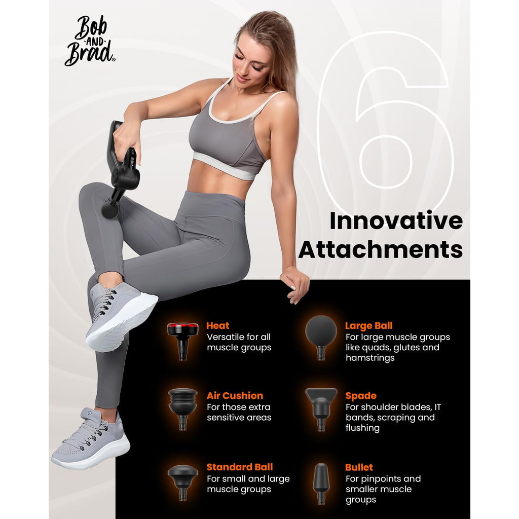 Bob and Brad D5 Pro Plus Massage Gun with Heat