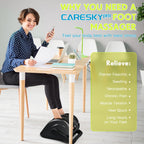 CARESKYpro Deep Kneading Foot Massager with Heat Therapy for Circulation