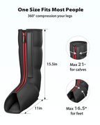 CINCOM Leg Massager with Heat & Compression for Foot & Calf
