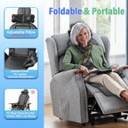 Comrelax Full Back Massager Pad with Heat and Traction for Office and Home