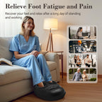 CuPiLo Shiatsu Foot Massager with Heat, Remote & 5 Compression Levels
