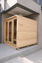 KOVE Cube Sauna – 3–4 Person Premium Outdoor Sauna with 6kW Heater