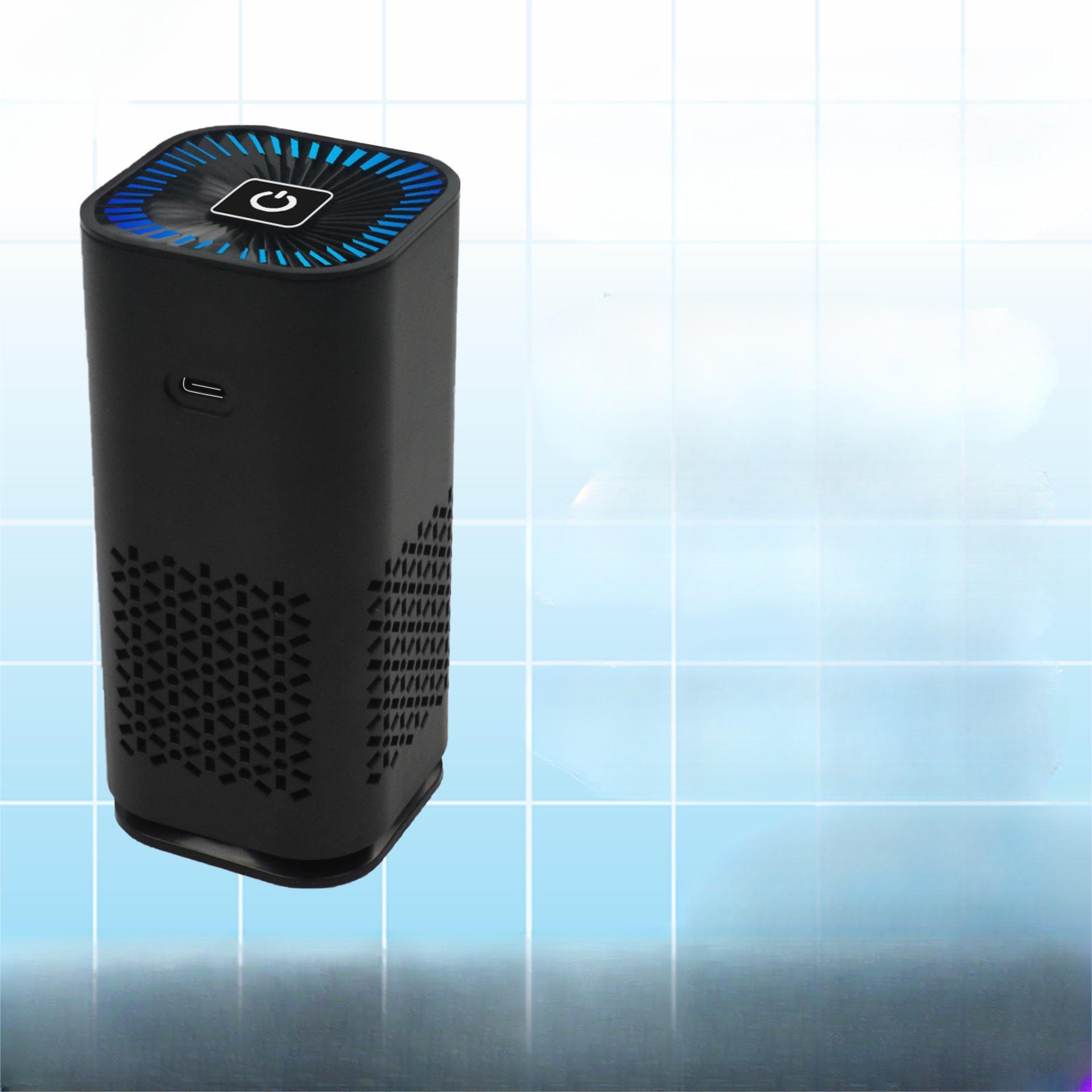 Portable Car Air Purifier - Negative Ion Generator for Smoke, Dust & Odors