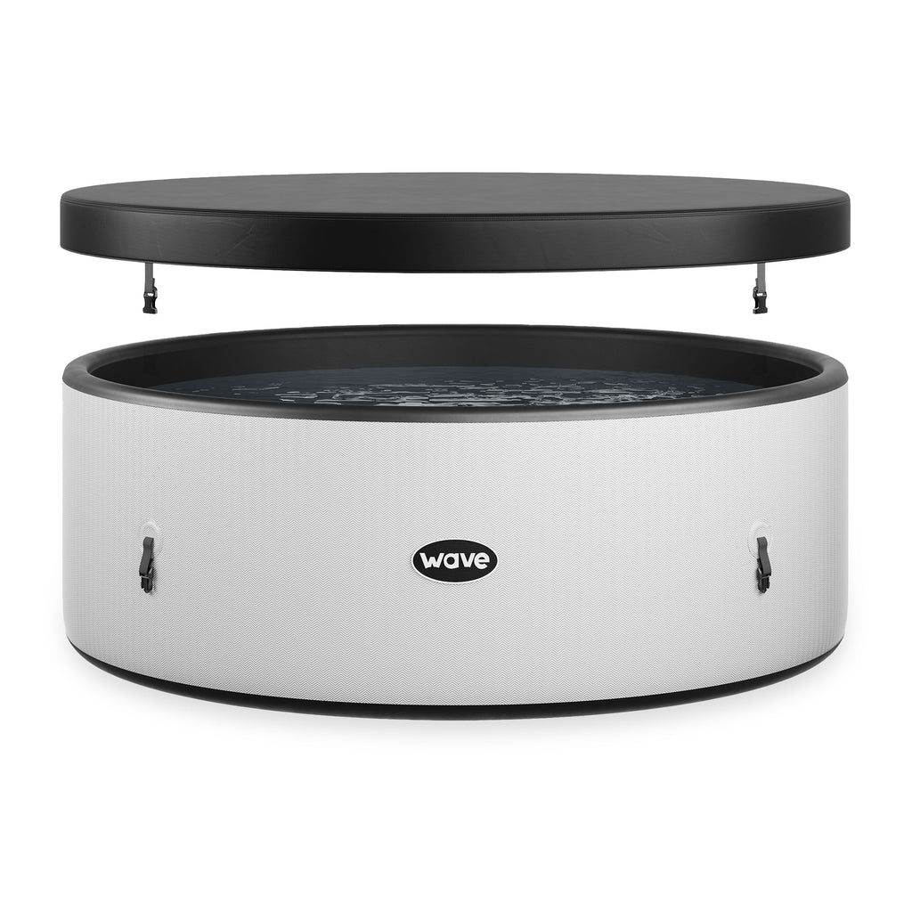 Ontario Round Drop Stitch Hot Tub - WaveSpa Herringbone Edition