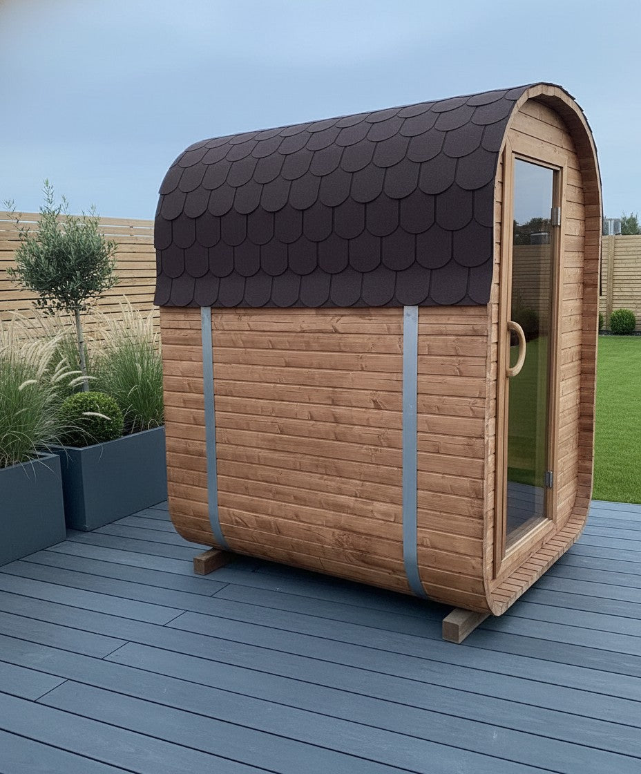 Steam & Oak Cube Sauna 1.8m (Electric & Gas option)_11