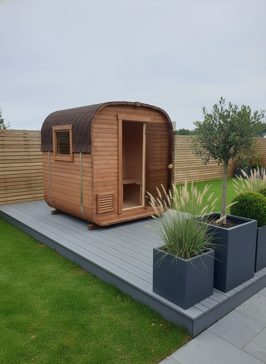 Steam & Oak Cube Sauna 1.8m (Electric & Gas option)_9