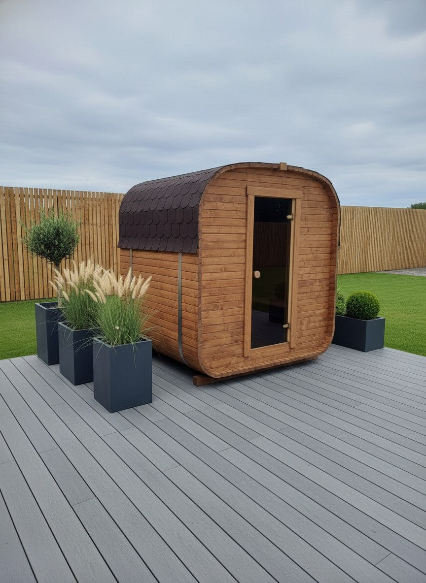 Steam & Oak Cube Sauna 1.8m (Electric & Gas option)_10
