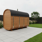 Steam & Oak Cube Sauna 3.4m Premium L-Bench (Electric, Gas or Wood-Fired)_12