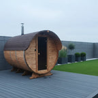 Steam & Oak Barrel Sauna 3m Canopy + Anteroom (Electric, Gas or Wood-Fired)_18