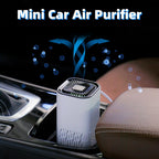Portable Car Air Purifier - Negative Ion Generator for Smoke, Dust & Odors