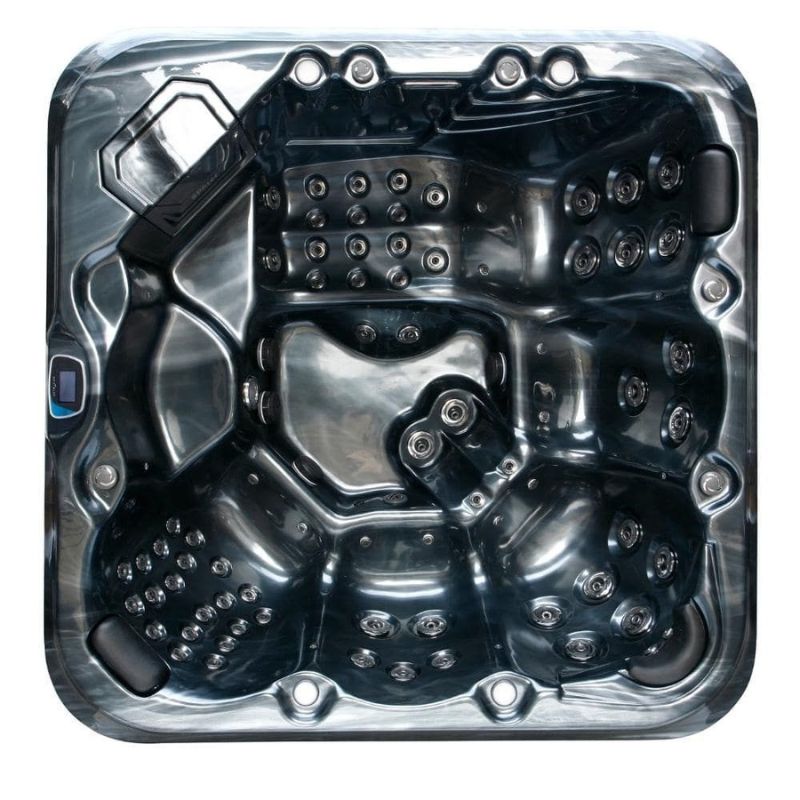H2O 6000 Series Twin-Pump Plug & Play Hot Tub – 6 Seater