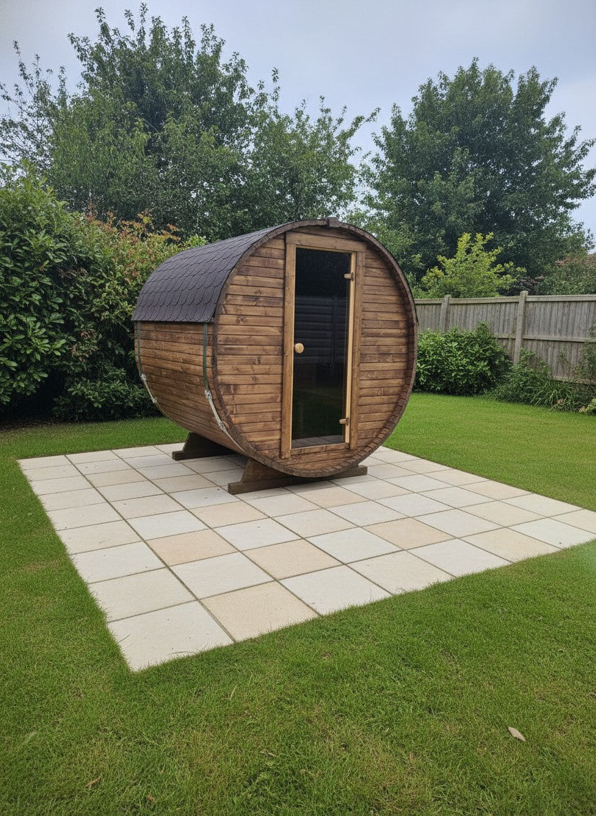 Steam & Oak Barrel Sauna 1.8m (Electric & Gas option)_8