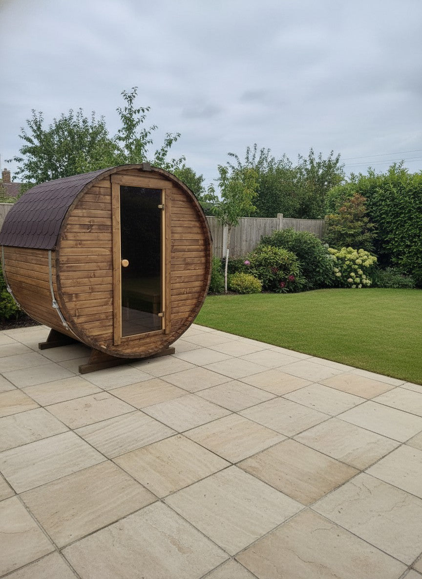 Steam & Oak Barrel Sauna 1.8m (Electric & Gas option)_7