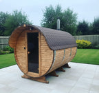 Steam & Oak Barrel Sauna 3m Canopy + Anteroom (Electric, Gas or Wood-Fired)_4