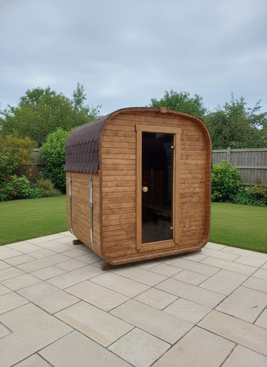 Steam & Oak Cube Sauna 1.8m (Electric & Gas option)_3