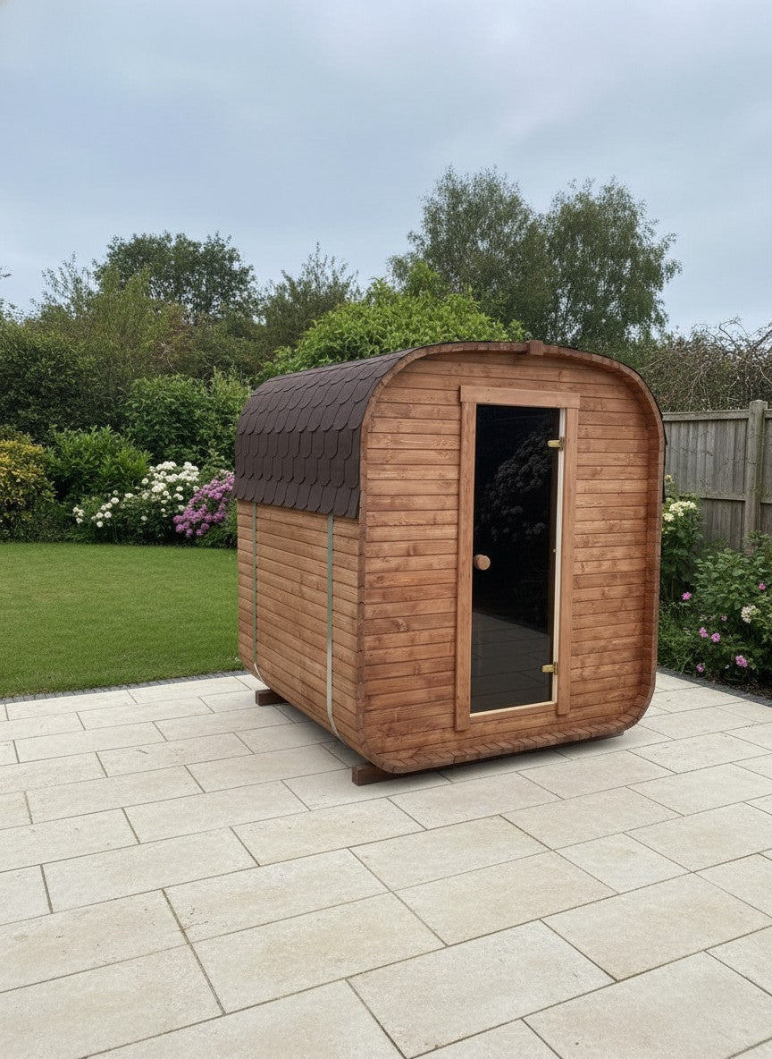 Steam & Oak Cube Sauna 1.8m (Electric & Gas option)_4