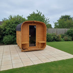 Steam & Oak Cube Sauna 3.4m Premium L-Bench (Electric, Gas or Wood-Fired)_3