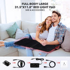 GMOWNW Red Light Therapy Pad - 660nm & 850nm