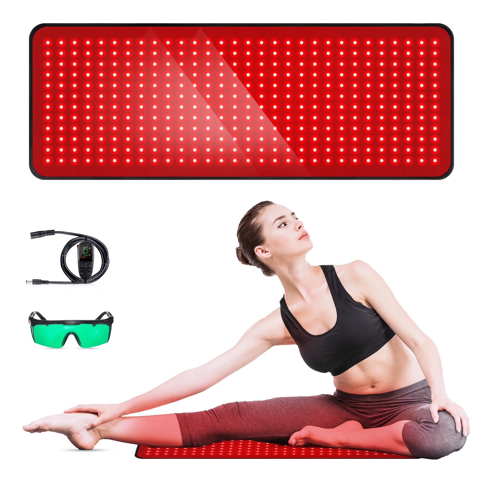 GMOWNW Red Light Therapy Pad - 660nm & 850nm