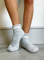 Grey Marl 'Really Cosy' Socks - Warm & Comfortable Cotton Blend