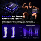 Heyelax Leg Compression Massager for Circulation & Recovery - (Large)