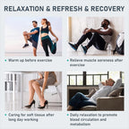 Heyelax Cordless Leg Massager for Circulation & Recovery with Heat – 6 Modes, 8 Intensities