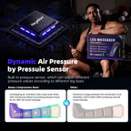 Heyelax Cordless Leg Massager for Circulation & Recovery with Heat – 6 Modes, 8 Intensities