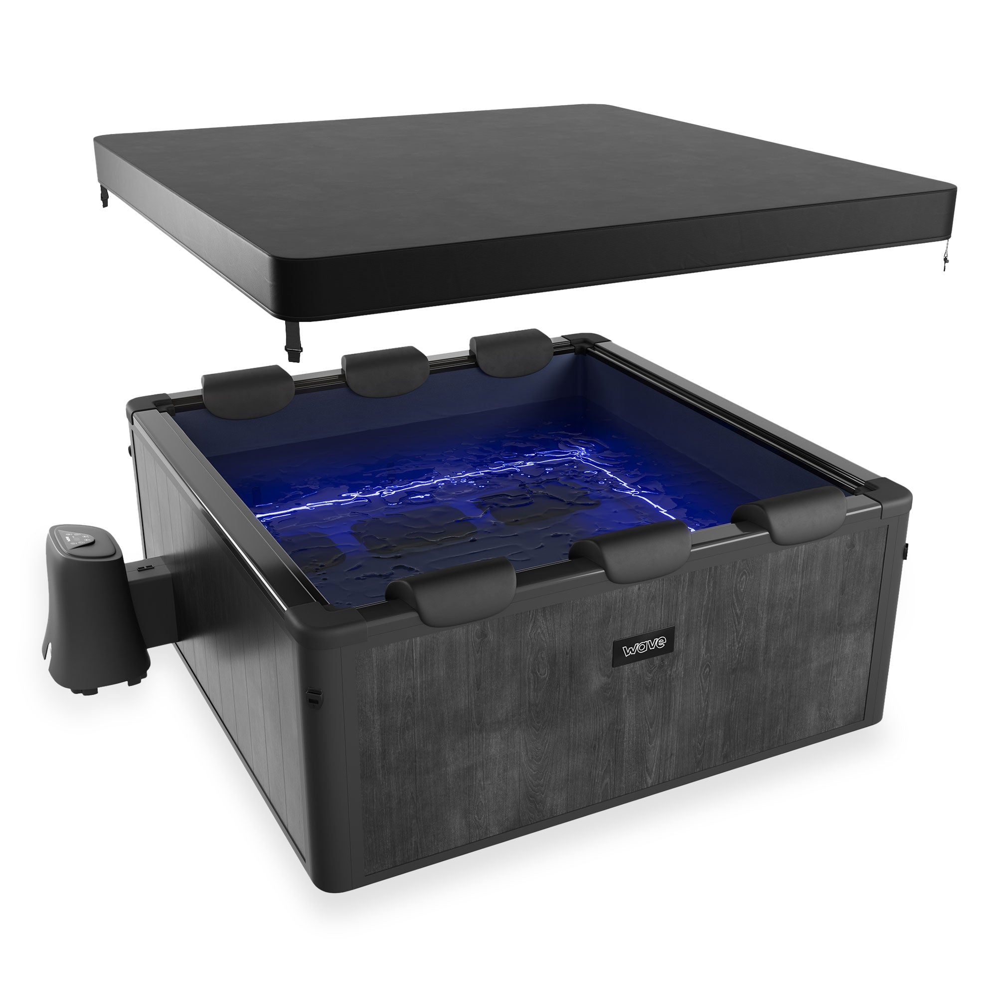 Wave Spa Adriatic 6-Person Square Aluminium Frame Hot Tub