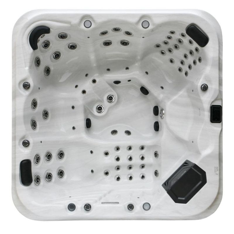 H2O 6000 Series Twin-Pump Plug & Play Hot Tub – 6 Seater