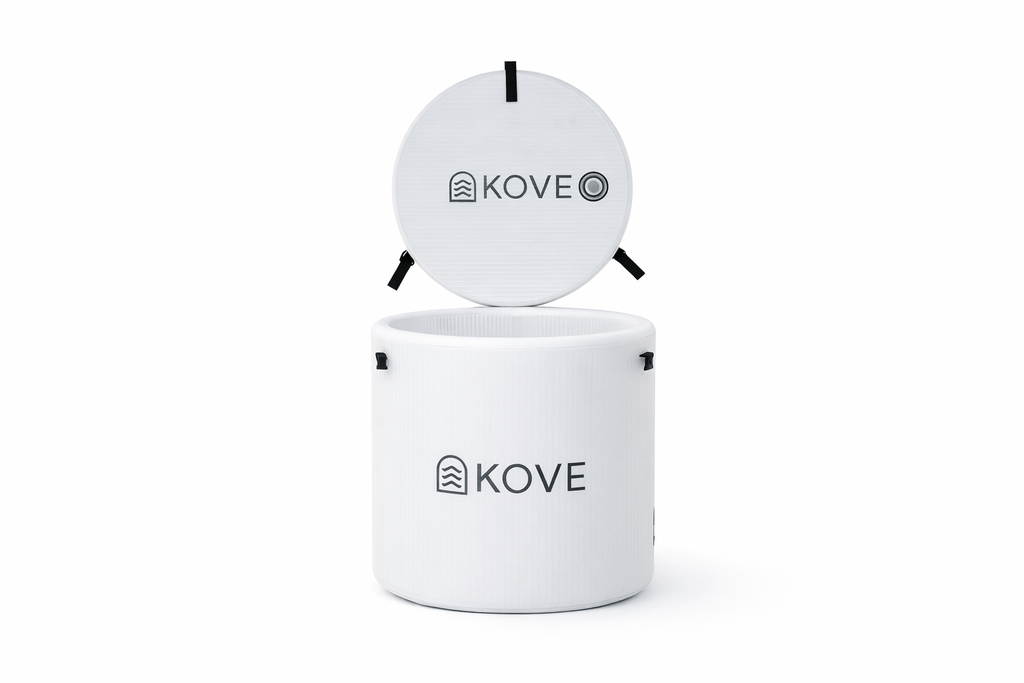 KOVE Core Ice Bath – Premium Upright Cold Plunge Tub 450L (Chiller Compatible)