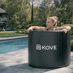 KOVE Core Ice Bath – Premium Upright Cold Plunge Tub 450L (Chiller Compatible)