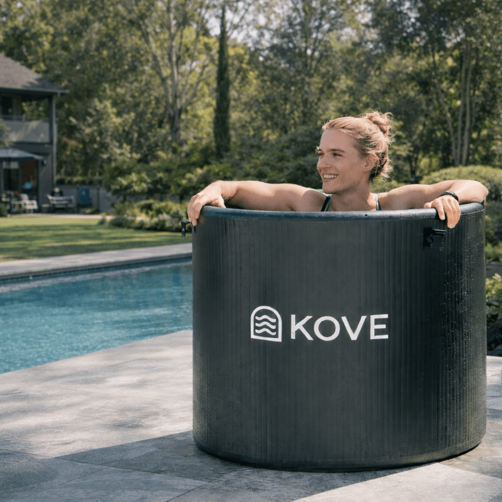 KOVE Core Ice Bath – Premium Upright Cold Plunge Tub 450L (Chiller Compatible)
