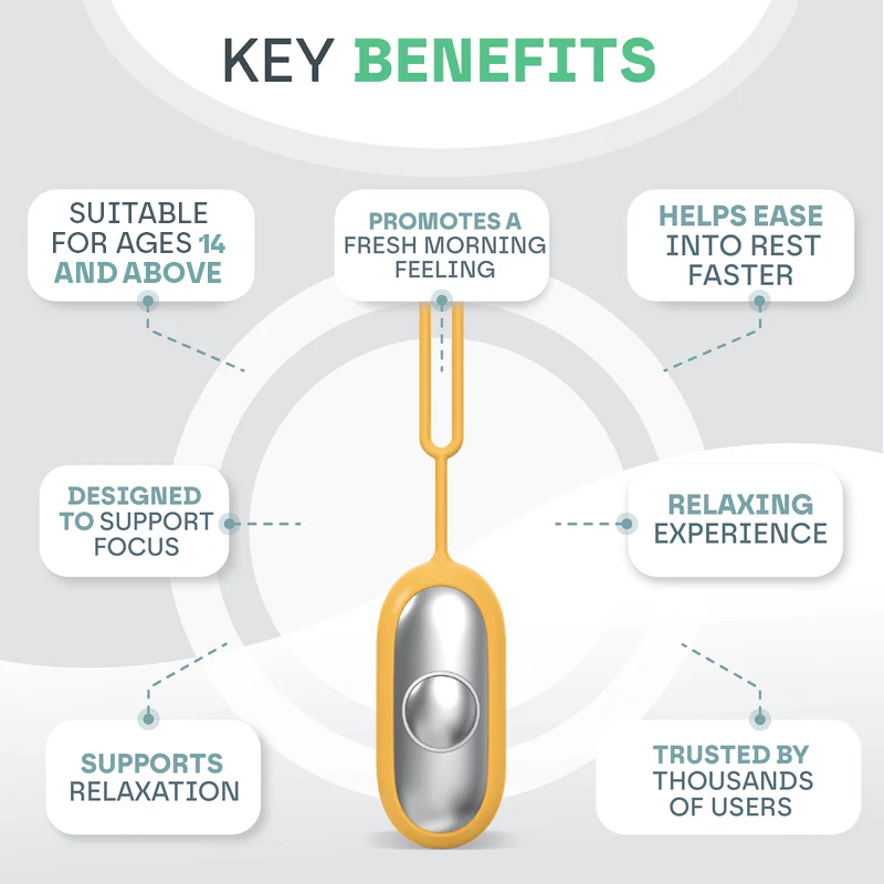Snooze Therapy Handheld Sleep Aid Device for Stress Relief & Better Sleep