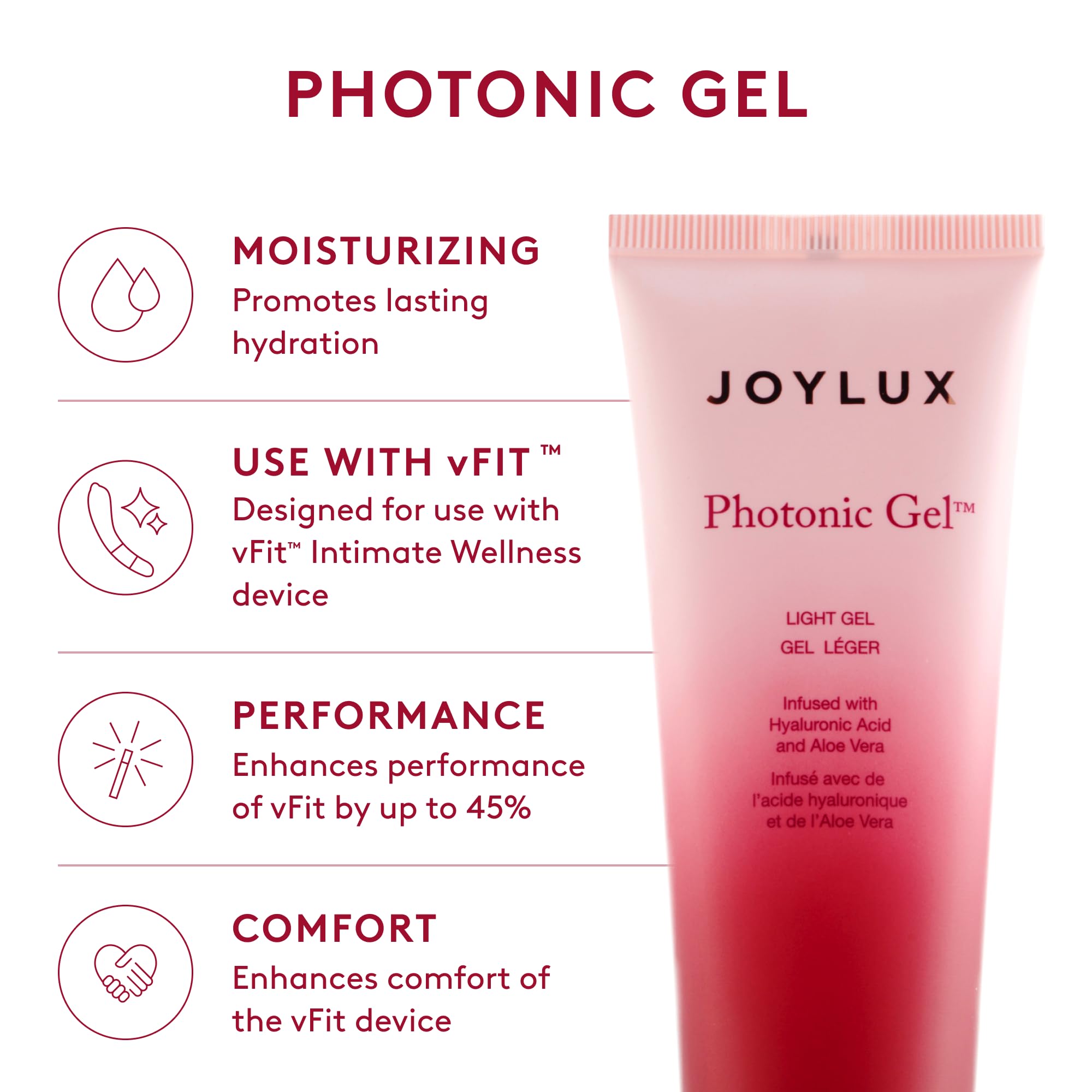 Joylux vFit Red Light Therapy Kit for Feminine Wellness