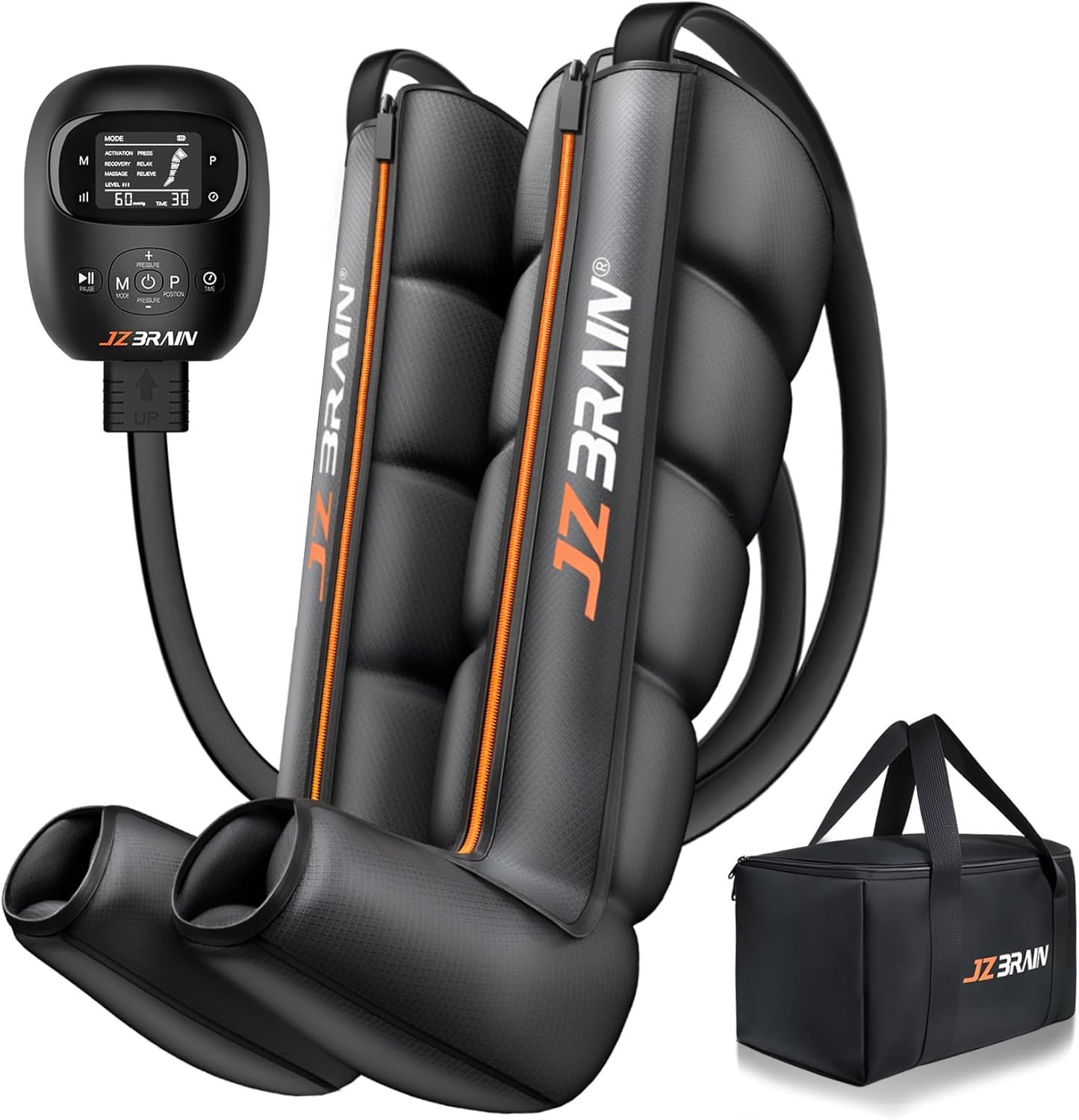Jzbrain Air Compression Leg Recovery Boots - 6 Modes, 14 Zones (Small)